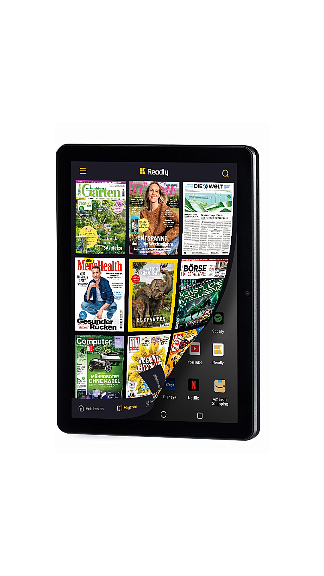 größter – Tablet digitaler Online + Reader Globaltronics | Readly 12 Android Deutschlands Kio Shop